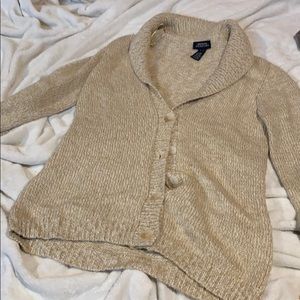 Over sized button up sweater